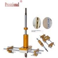 Wooden Door Lock Hole Opener Kit Lock Mortiser Slotter Jig Key Hole Drilling Guide Installation Lock Hole Locator
