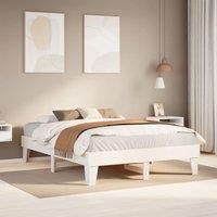 Berkfield Home Bed Frame without Mattress White 160x200 cm Solid Wood Pine
