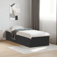 Berkfield Home Bed Frame without Mattress Black 100x200 cm