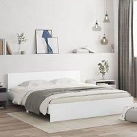 Berkfield Home Bed Frame without Mattress White 200x200 cm