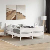 Berkfield Home Bed Frame without Mattress White 160x200 cm Solid Wood Pine