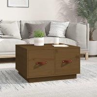 Coffee Table Honey Brown 60x53x35 cm Solid Wood Pine