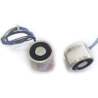 P20/15 DC12V 2.5KG(25N) suction DC Solenoid Electromagnet,Round Electro Holding Magnet Electro