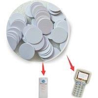 10pcs 25mm 125khz Em5200/T5557 RFID Rewritable Coin copy/duplicate/125KHZ Rewritable Coin use for