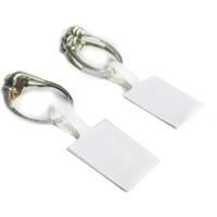 100pcs/Lot UHF RFID MR6 chipset Jewelry label EPC C1G2 white paper lable Sticker Tag for Jewelry