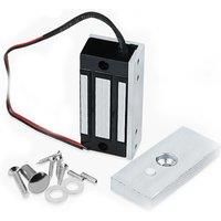 DC12V/24V Electric Magnetic Door Lock Mini 60kg/132lbs Metal Electromagnetic Lock for Cabinet Drawer
