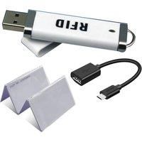 8/10 digits MIni USB 125KHZ RFID Contactless Proximity Smart Card Reader support Windows/