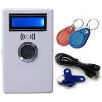 Handheld RFID Copier Duplicator 125KHz Key fob NFC Smart Card Reader Writer 13.56MHz NFC copier free