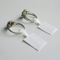 100pcs/lot ISO 18000-6C Alien Higgs 3 chip 9662 antenna UHF RFID Tag 915mhz passive RFID UHF sticker