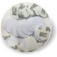 100pcs/lot 3-M sticker Rfid Tag 125K ID Coin card EM4100 RFID 125KHz ID tag keyfobs token for