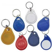 RFID IC keyfobs 13.56 MHz keychains NFC key tags ISO14443A MF 1k token tag for smart access control