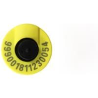 100pcs/lot 134.2khz ISO 11784/785 FDXB rfid animal ear tag for pet cattle sheep pig