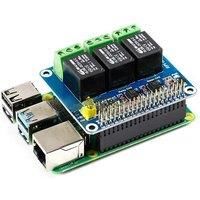 3 Channel Relay Expansion Board for Raspberry Pi 4B 3B+ 3B 3 Way Relay Controls Module Breakout