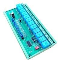 12 Channel Electromagnetic Relay Module, Low Level Trigger, Bidirectional Terminals, 12V/24V