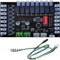 RS485 8CH Electronic Parcel Delivery Locker System/ Sensing switch item detection control panel with