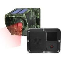 Cross-border Solar Outdoor Infrared Lane Alarm Fish Pond Orchard Anti-theft Induction Wireless
