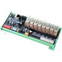 8-Channel RS485 RS232 LAN IO Relay Module Ethernet 24V Modbus RTU/TCP RJ45 DI DO Board for