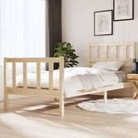 Bed Frame Solid Wood 90x200 cm