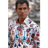 Guitar Print Shirt