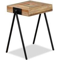 Side Table Solid Reclaimed Teak