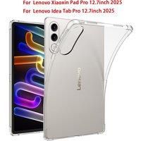 For Lenovo Xiaoxin Pad Pro 12.7 inch 2025 TB373FU Silicone Airbag Soft TPU Cover for Idea Tab Pro 12.7" TB375FC Tablet Case