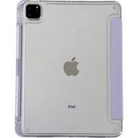 Shockproof Clear Transparent Case for iPad Air 6/7 13' with Y-Folding Stand PC+TPU Protective Tablet Shell for iPad Pro 13 12.9