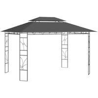 Gazebo 4x3x2.7 m Anthracite 160 g/m