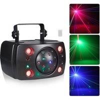 Laser Lights Stage Lights 30W RGB Matrix Butterfly Laser Light With Remote DMX LED Dyeing Lighting