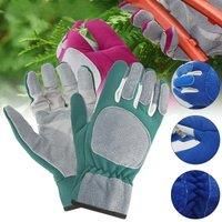 1 Pair Gardening Gloves Rose Pruning Thorn Proof Gloves With Long Forearm Protection Gauntlets For