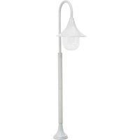 Berkfield Home Garden Post Light E27 120 cm Aluminium White