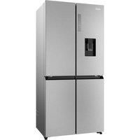 Haier Cube 83 Series 3 HCR3818EWMM American Fridge Freezer - Stainless Steel ...