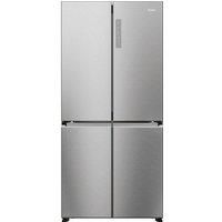 HAIER HCR7818DNMM American-Style Fridge Freezer - Silver, Silver/Grey