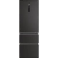 Haier HTW3618ENPB 3D 60 Series 3 60cm Free Standing Fridge Freezer Slate Black