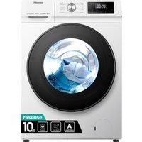 HISENSE QA Series WDQA1014EVJM 10 kg Washer Dryer - White, White