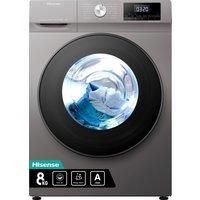 Hisense WFQA8014EVJMT 8Kg Washing Machine with 1400 rpm - Titanium - A Rated