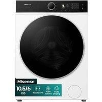 Hisense WD5I1045BWQ Free Standing Washer Dryer 10Kg 1400 rpm White D Rated