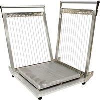 New type Stainless Steel Manual Fudge Chocolate Cutting Machine Double Arm Chocolate Block Cutting Machine