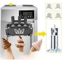Coffee Shop Dessert Shop Soft Ice Cream Machine Commercial Desktop 220V 110V Sweet Cone Ice Cream Maker Equipment 1200W