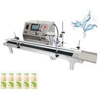 Filling Water Machine/ Small Soda Can Beer Cold Drink Bottle Filling Machine/ Liquid Filling Machine With Conveyor Belt