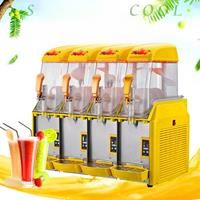 15L Singel Tank Slush Ice Machine Ice Cream Snow Smoothie Beverage Granita Maker Stainless Steel for