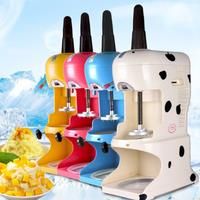 Ice Crusher 220V Multifunctional Electric Snow Ice Maker Double Blade Ice Shaver Mini Ice Crusher