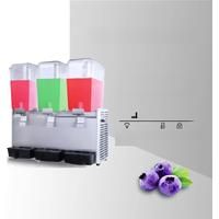 54L Desktop Automatic Three Cylinder Juicer Cold And Hot Drink Machine Beverage Dispenser Stirring