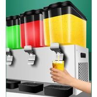 Commercial Self-Service Beverage Juice Iced Stall Refrigeration Cold Drink Machine Three Cylinder