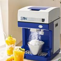 Ice Crusher 220V Multifunctional Electric Snow Ice Maker Double Blade Ice Shaver Mini Ice Crusher