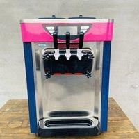 Electric 1200W 220/110V Soft Ice Cream Machine With 3 Different Flavors Fruit Freezer Hard Mixing