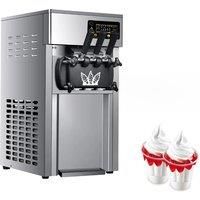 Ice Cream Machine Table Top Hard Ice Cream Yogurt Maker 1400W Automatic Benchtop Gelato Home