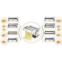 Stainless Steel Manual Cutting Adjustable Thickness Dough Fresh Noodle Pasta Maker Machine Kitchen Tools