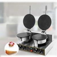 Electric Crispy Egg Roll Maker Ice Cream Cone Machine Omelet Sandwich Iron Mold Crepe Baking Pan