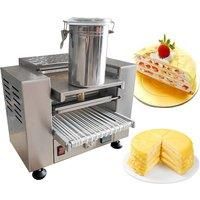220/110v Commercial Melaleuca Egg Skin Machine 4/6/8 Inches Matcha Mango Layered Cake Skin Machine