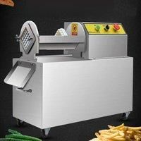Electric French Fry Cutter With 1/2 & 3/8 Inch Blade Stainless Steel Vegetable Potato Carrot Apple